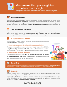 Mais um motivo para registrar o contrato de locação
